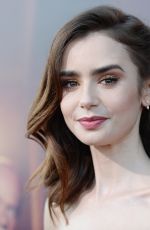 LILY COLLINS at The Last Tycoon Premiere in Los Angeles 07/27/2017 ...