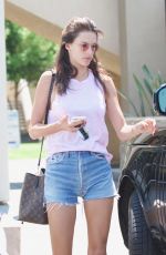 ALESSANDRA AMBROSIO in Denim Shorts Out in Los Angeles 08/05/2017 ...