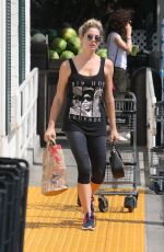 ASHLEY GREENE in Tights at a Gas Station in Beverly Hills 08/05/2017