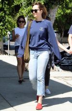 DAKOTA JOHNSON Out and About in Los Angeles 08/22/2017