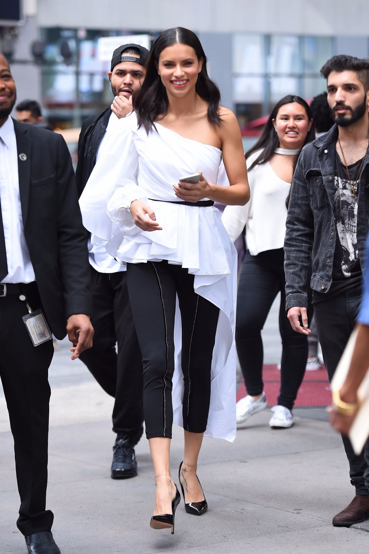 ADRIANA LIMA at H&M Store at Times Square in New York 09/20/2017 ...