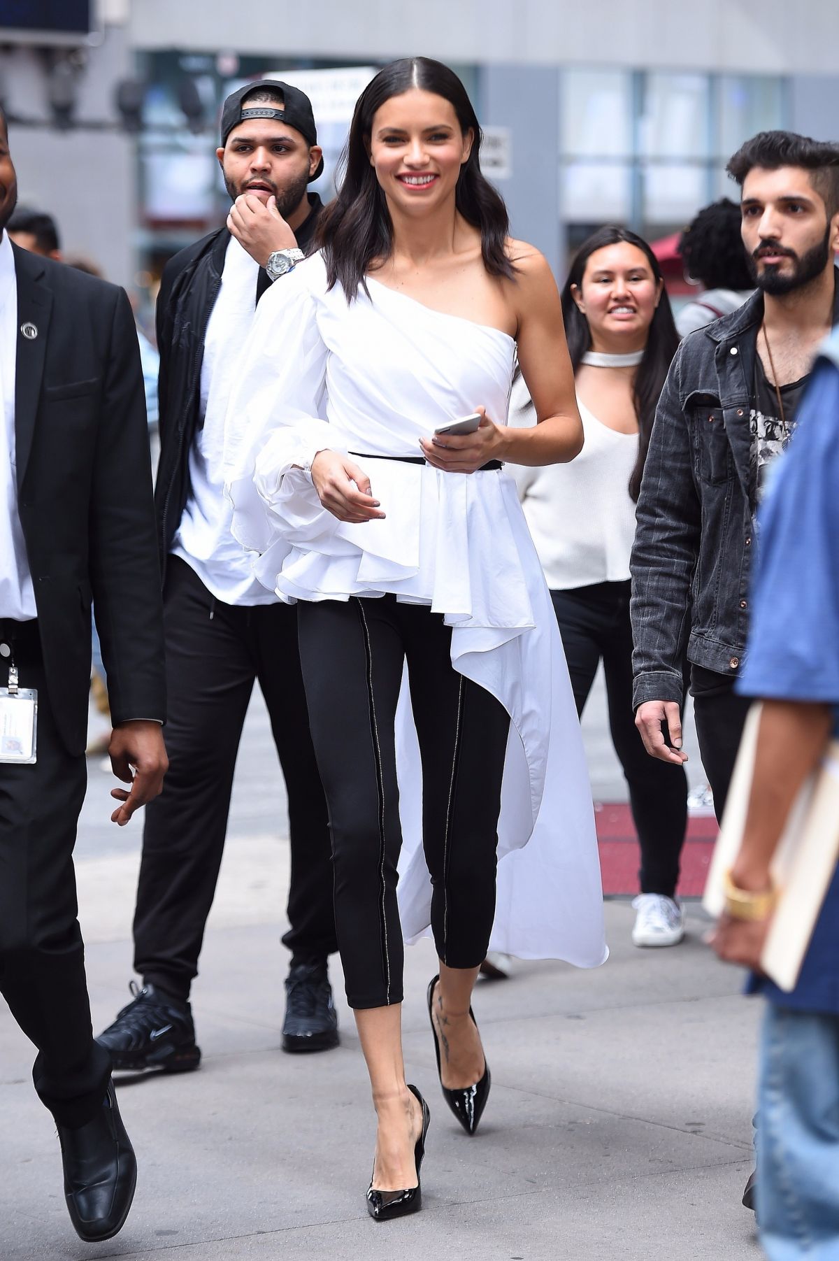 ADRIANA LIMA at H&M Store at Times Square in New York 09/20/2017 ...
