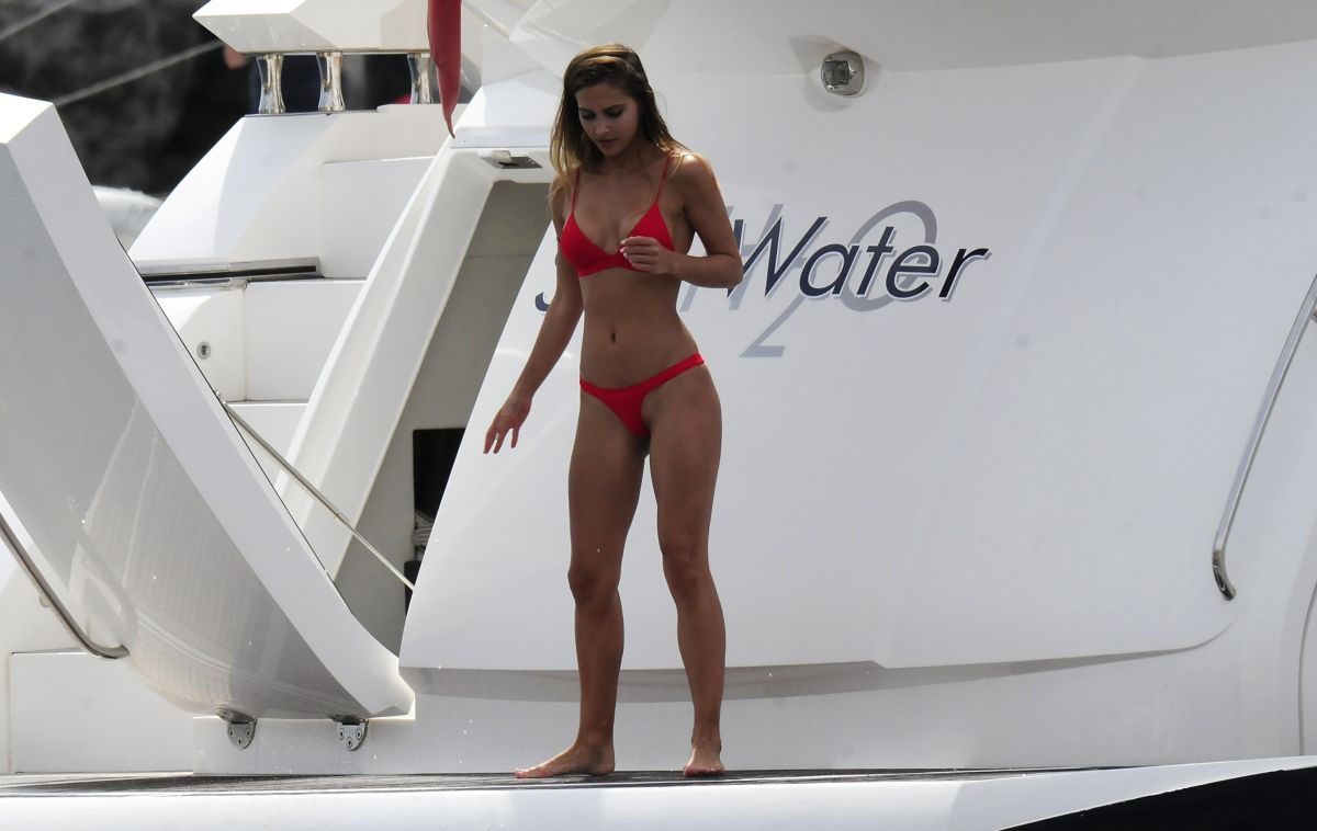 ANN KATHRIN BROMMEL in Bikini at a Yacht in Mallorca 09/03/2017 – HawtCelebs