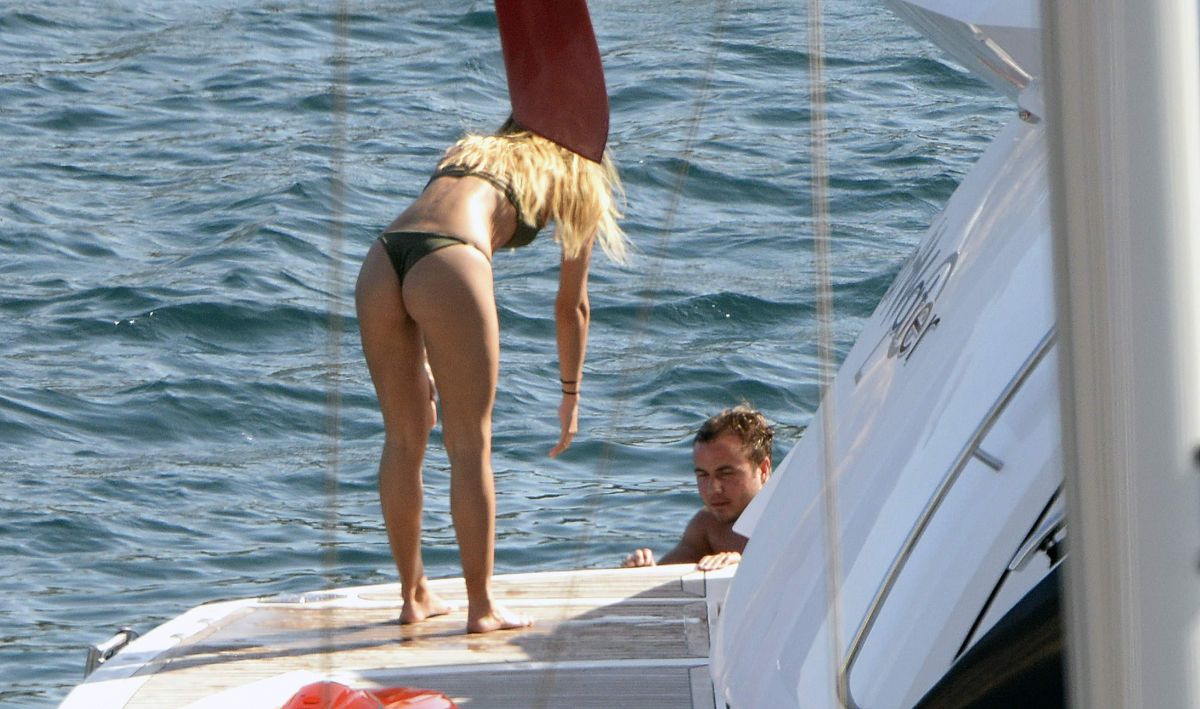 ANN KATHRIN BROMMEL in Bikini at a Yacht in Mallorca 09/07/2017 – HawtCelebs