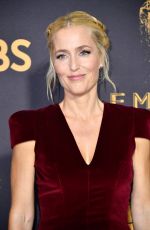 GILLIAN ANDERSON at 69th Annual Primetime EMMY Awards in Los Angeles 09/17/2017