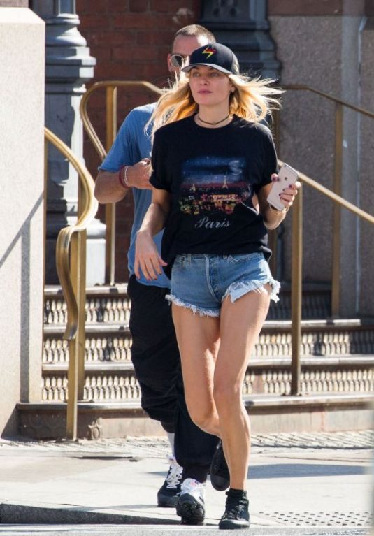 JESSICA HART in Daisy Dukes Out in York 09/25/2017