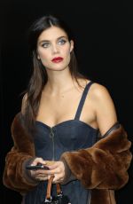 SARA SAMPAIO Leaves Dolce and Gabbana Fashion Show in Milan 09/24/2017