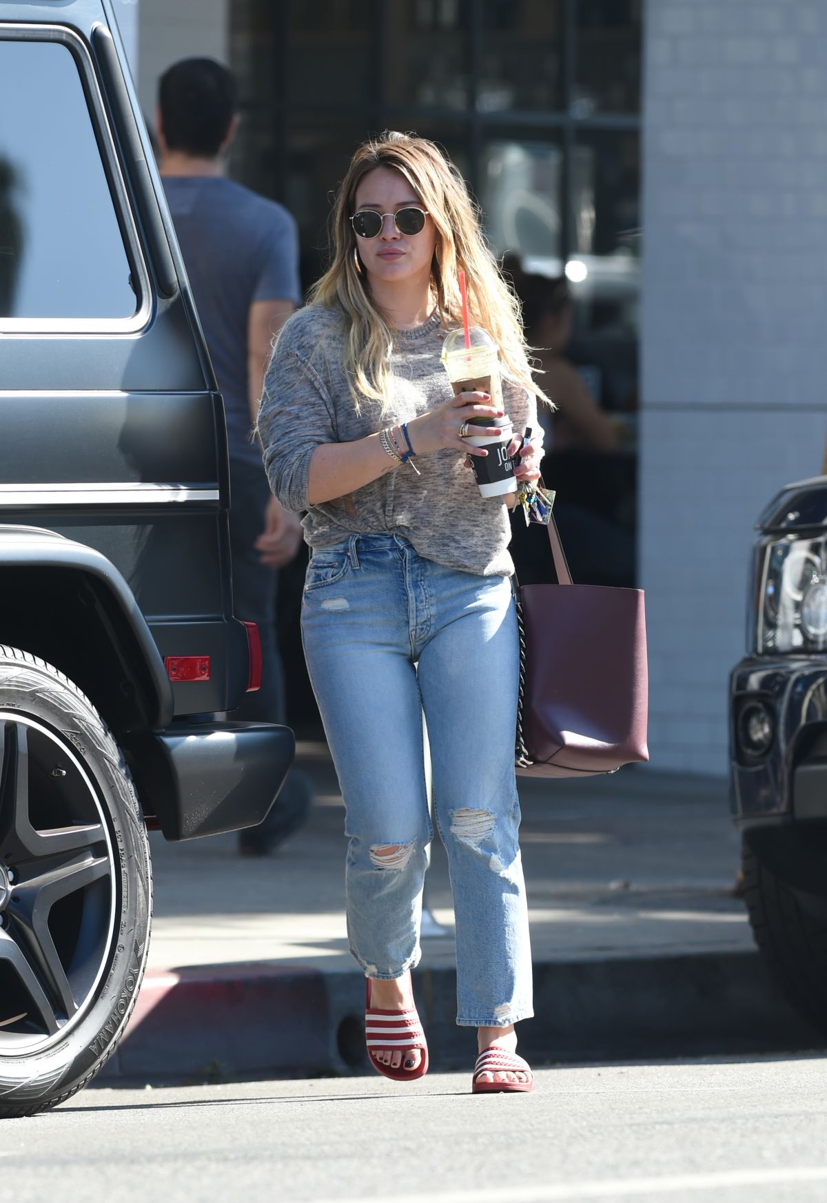 HILARY DUFF Out and About in Studio City 10/28/2017 – HawtCelebs