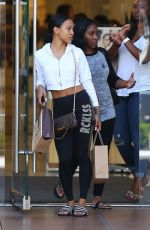 KARRUECHE TRAN Shopping at The Grove in Los Angeles 10/02/2017