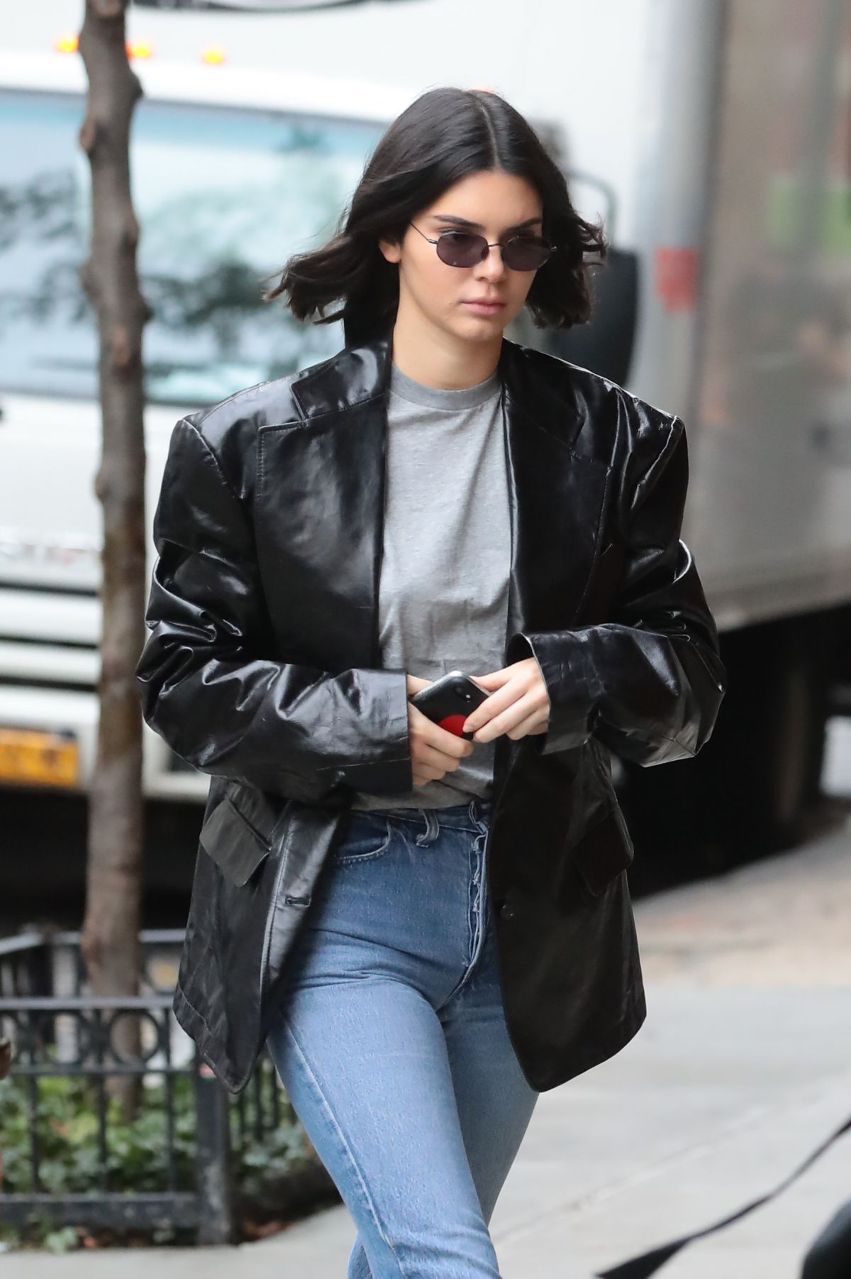 KENDALL JENNER Heading to Adidas Photoshoot in New York 10/24/2017 ...