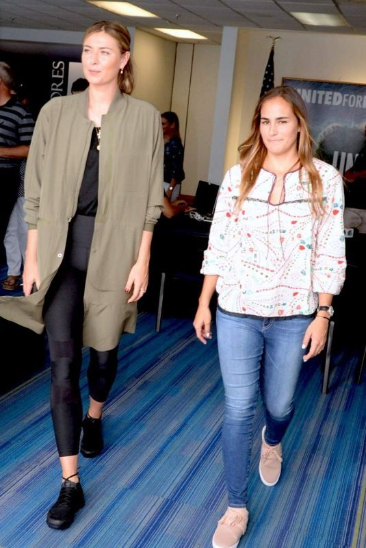 MARIA SHARAPOVA and MONICA OUIG at Charity Event in Puerto Rico 10/23/2017