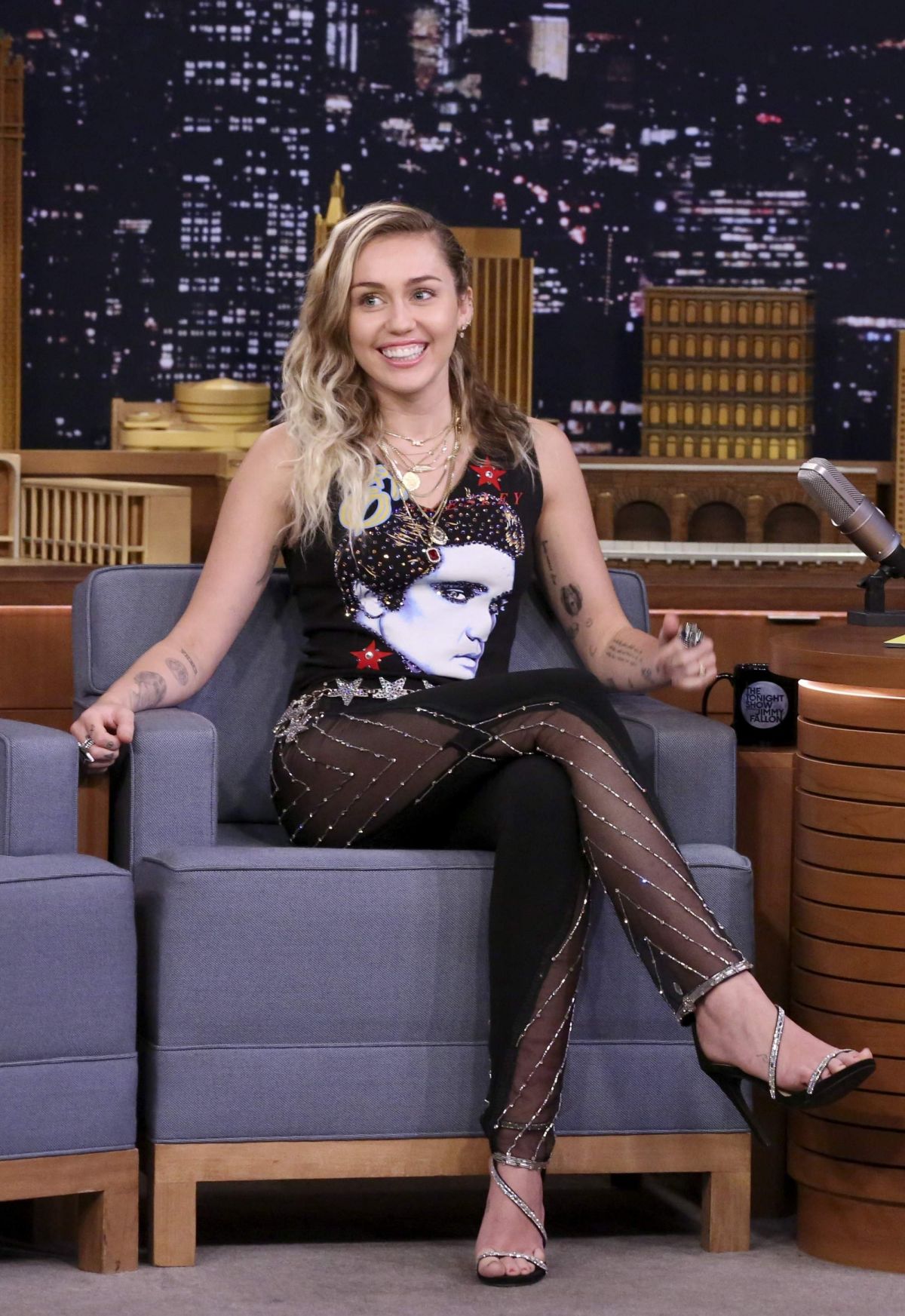 Miley Cyrus At Tonight Show Starring Jimmy Fallon In New York 10022017 Hawtcelebs 3154