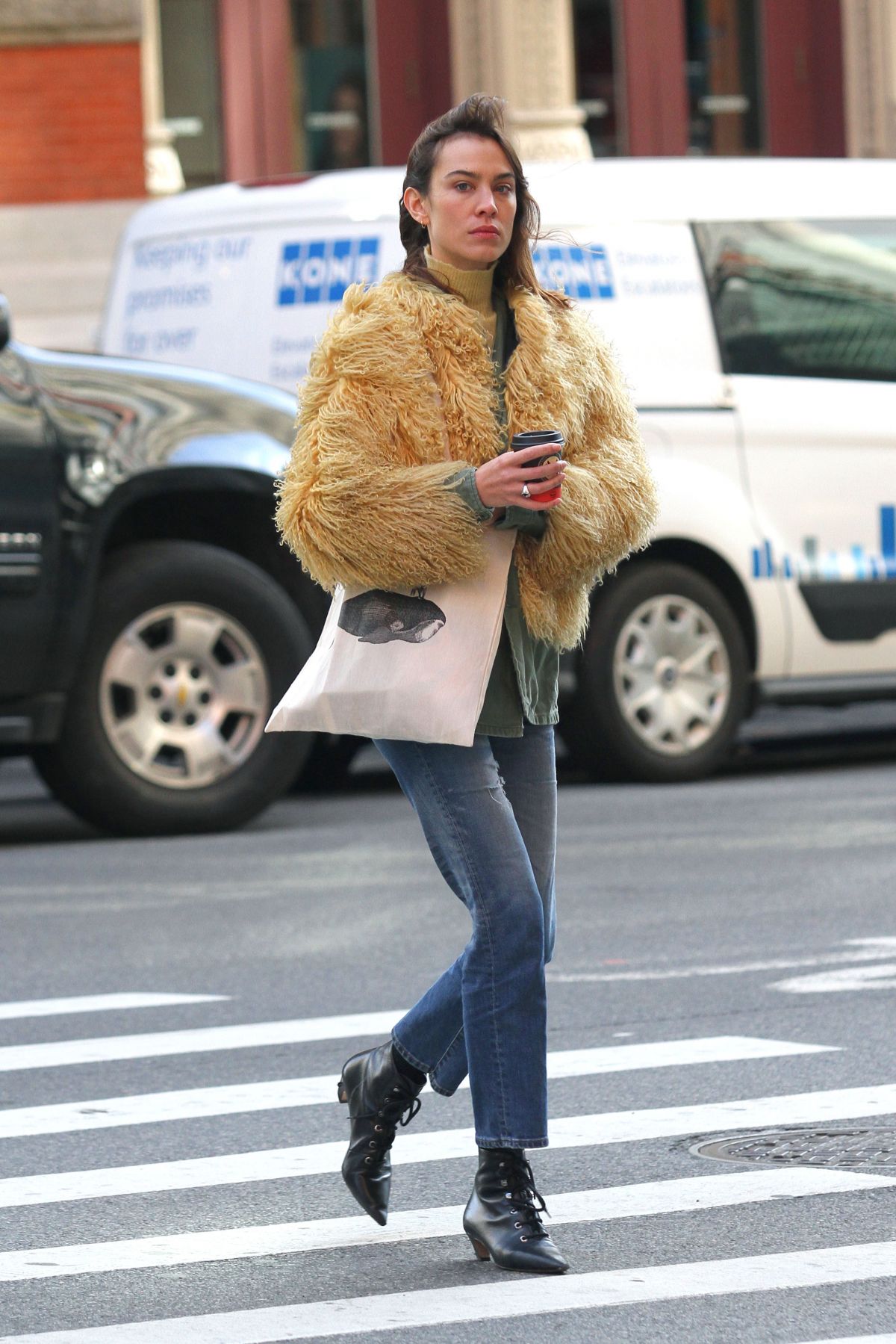 ALEXA CHUNG Out in New York 11/27/2017 HawtCelebs