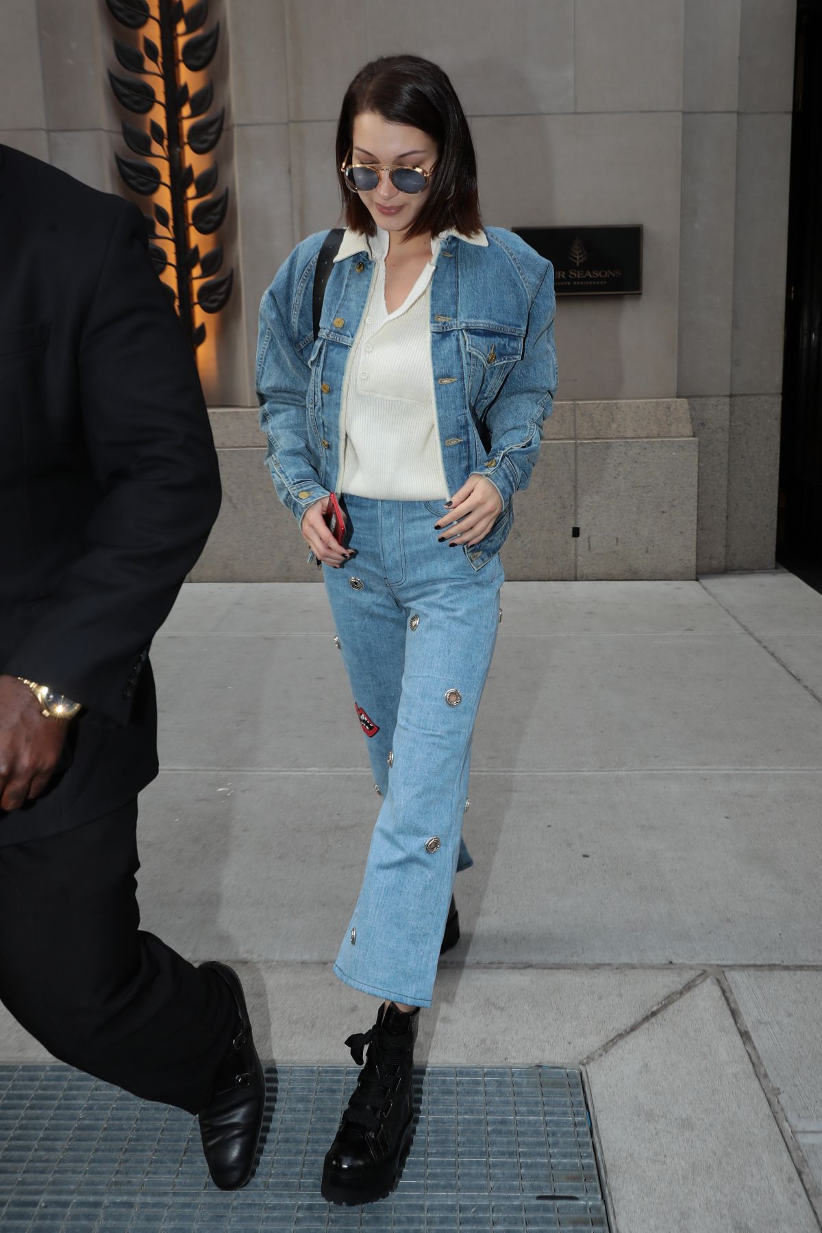 BELLA HADID in Denim Out and About in New York 11/14/2017 – HawtCelebs