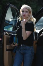 EMMA ROBERTS Out to Lunch in Los Angeles 11/09/2017