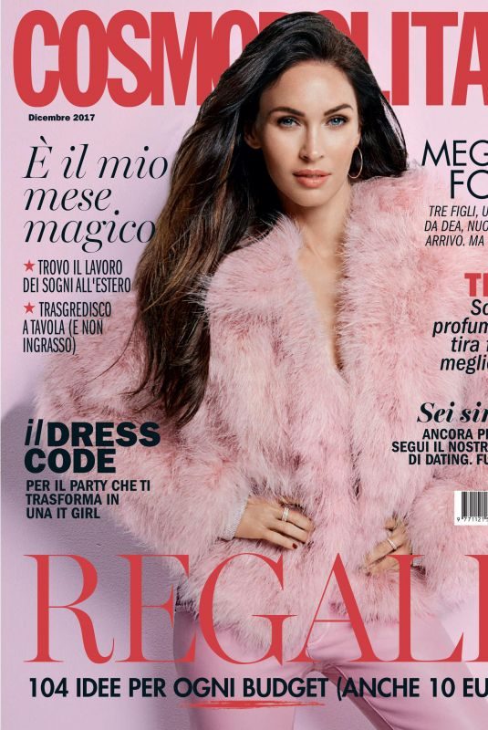 MEGAN FOX in Cosmopolitan Magazine, Italy December 2017