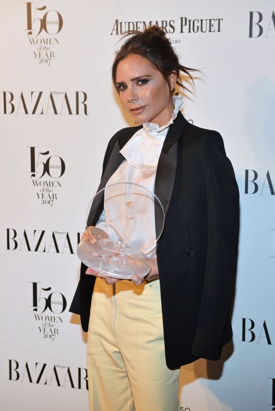 VICTORIA BECKHAM at Harper’s Bazaar Women of the Year Awards in London 11/02/2017