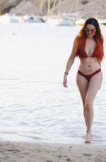 SARAH GOODHART in Bikini at a Beach in Tenerife 12/19/2017