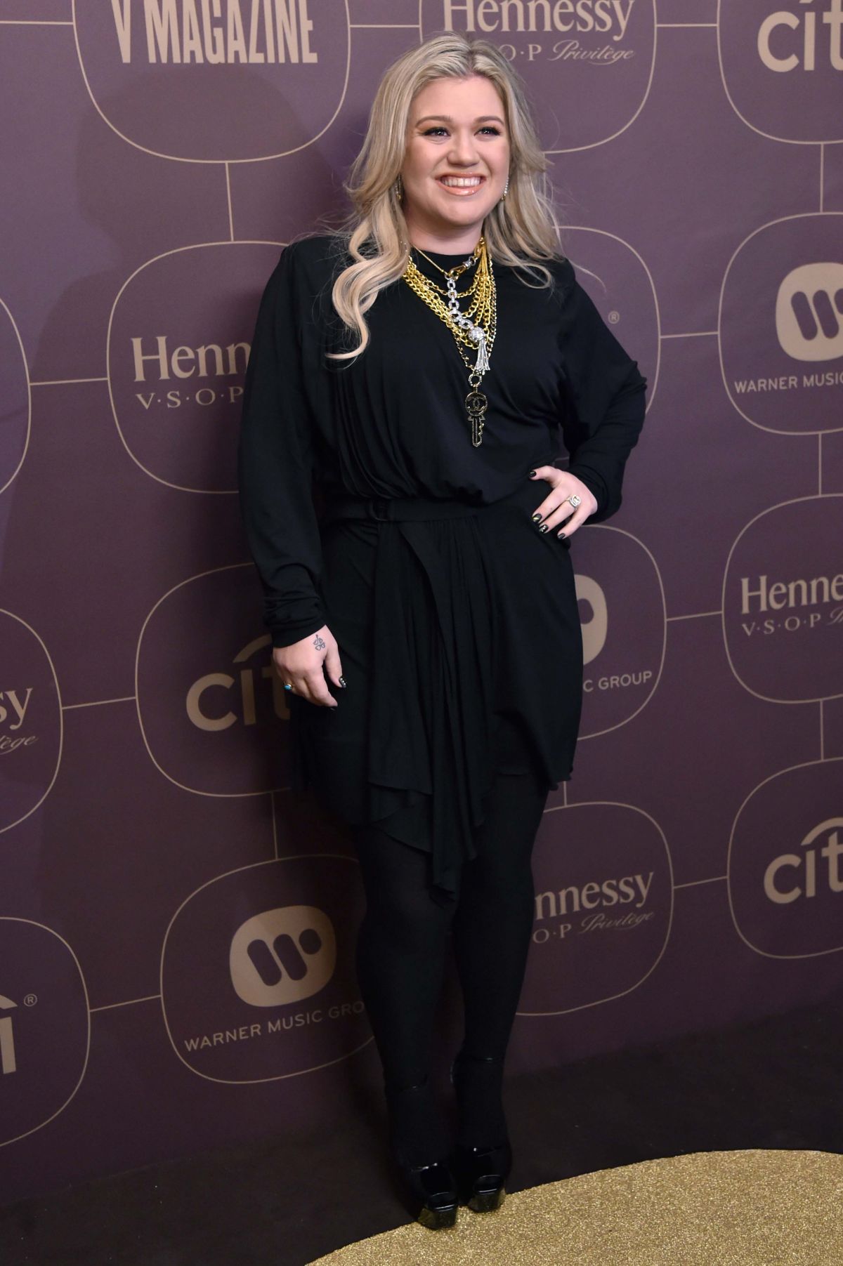 KELLY CLARKSON at Delta Airlines Pre-grammy Party in New York 01/25 ...