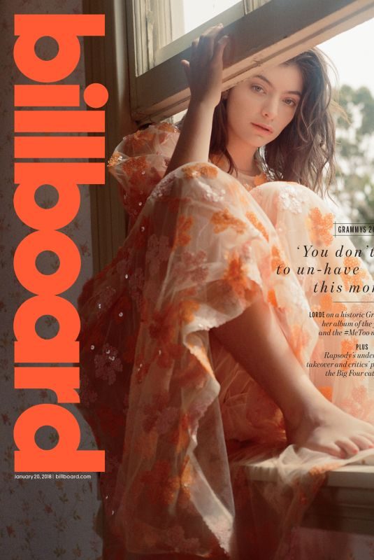 LORDE for Billboard Magazine, January 2018