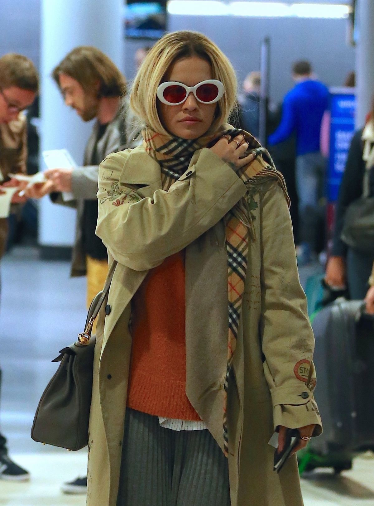 Rita Ora At Jfk Airport In New York 01 23 2018 Hawtcelebs