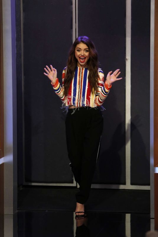 SARAH HYLAND at Jimmy Kimmel Live! in Los Angeles 01/23/2018