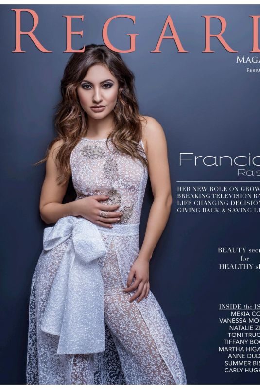 FRANCIA RAISA in Regard Magazine, February 2018 Issue
