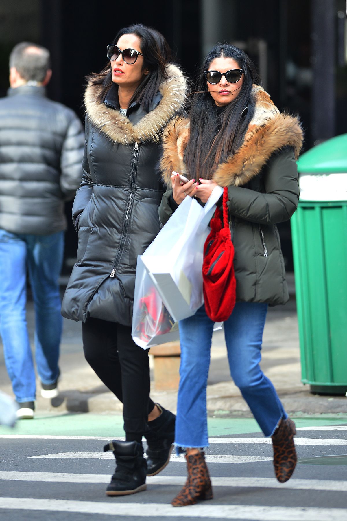 PADMA LAKSHMI Out Shopping with Her Sister in New York 02/02/2018 ...