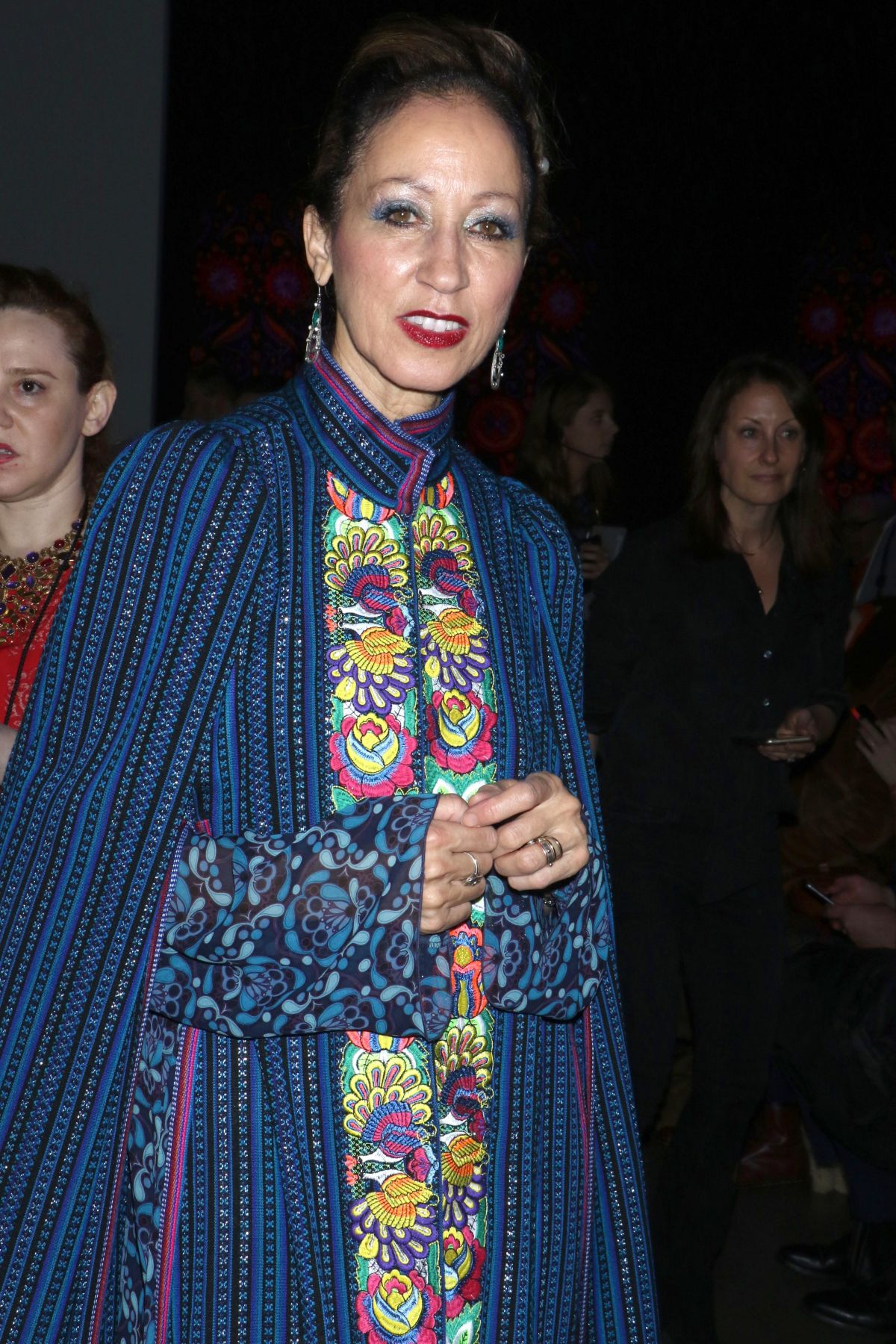 PAT CLEVELAND at Anna Sui Fall/Winter 2018 Fashion Show at NYFW in New ...