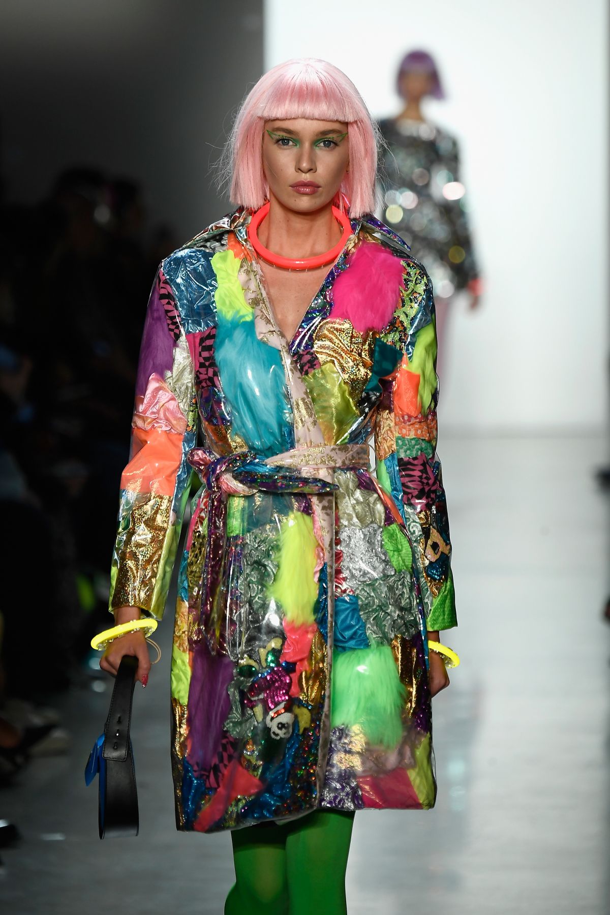 STELLA MAXWELL on the Runway of Jeremy Scott Fashion Show in New York ...