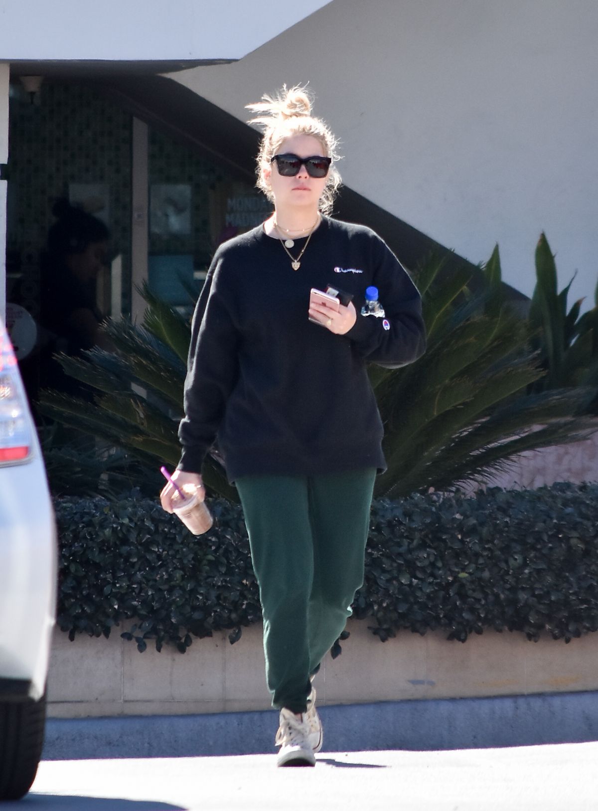 ASHLEY BENSON Out for Iced Coffee in Los Angeles 03/05/2018 – HawtCelebs