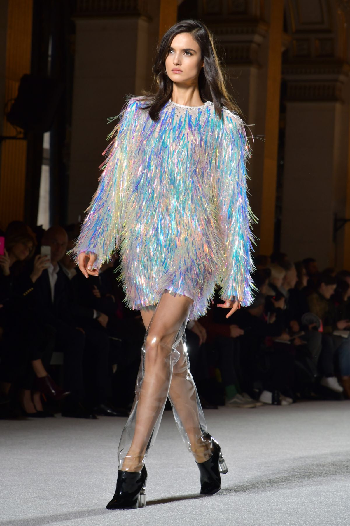 Blanca Padilla At Balmain Fashion Show At Paris Fashion