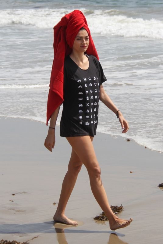BLANCA BLANCO at a Beach in Malibu 04/11/2018
