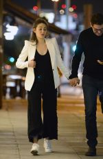 EMMY ROSSUM Night Out in Los Angeles 04/19/2018