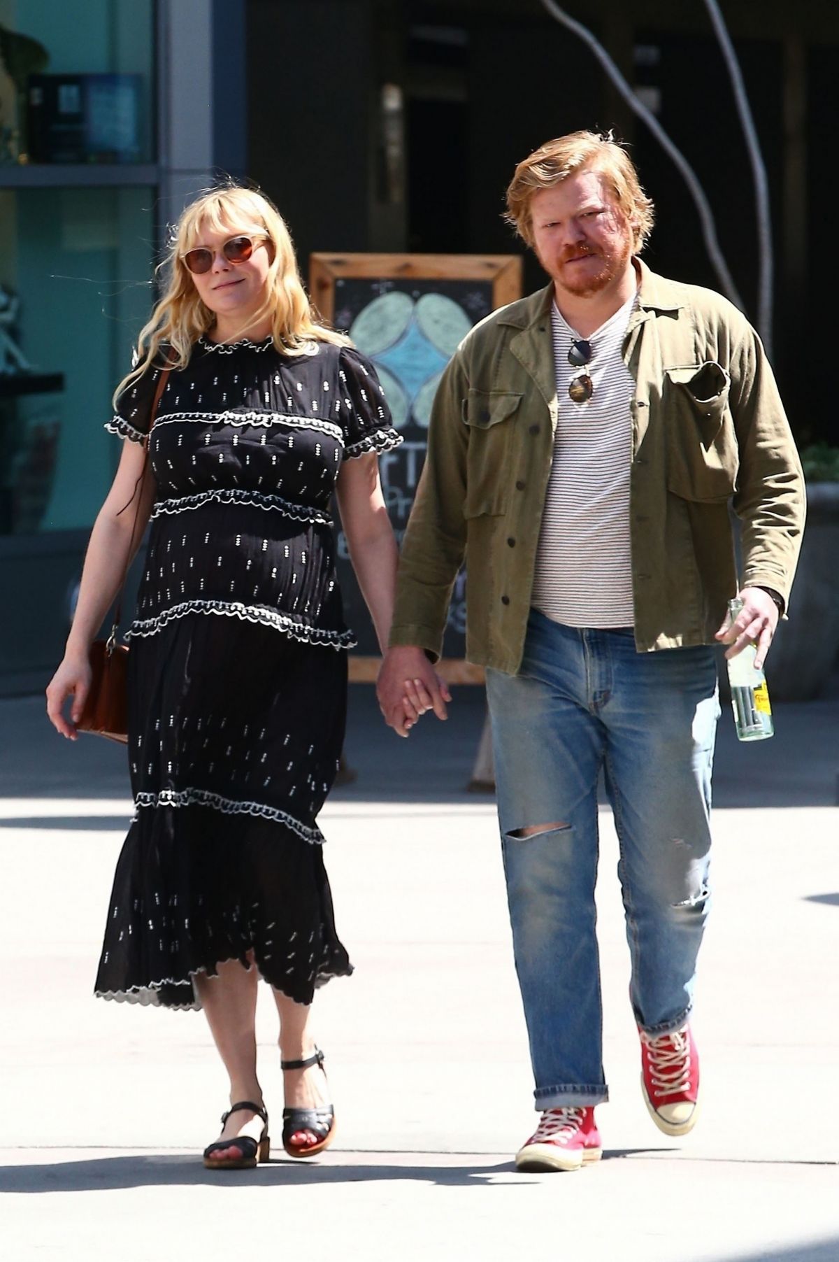Pregnant KIRSTEN DUNST and Jesse Plemons Out in Hollywood 04/27/2018 ...