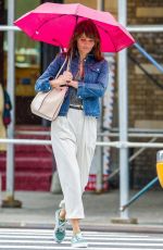 HELENA CHRISTENSEN Out and About in New York 05/22/2018