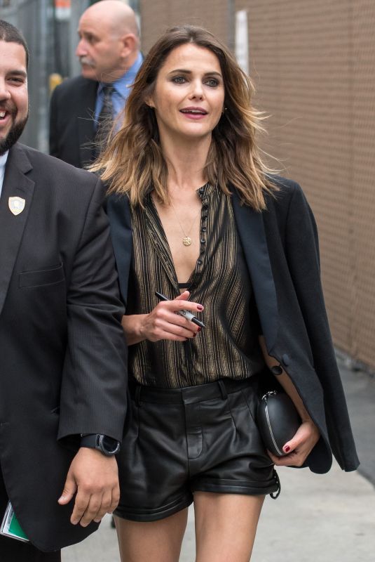 Keri Russell Arrives At Jimmy Kimmel Live In Los Angeles 05292018 Hawtcelebs 