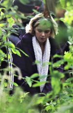 KIERNAN SHIPKA on the Set of Chilling Adventures of Sabrina in Vancouver 05/11/2018