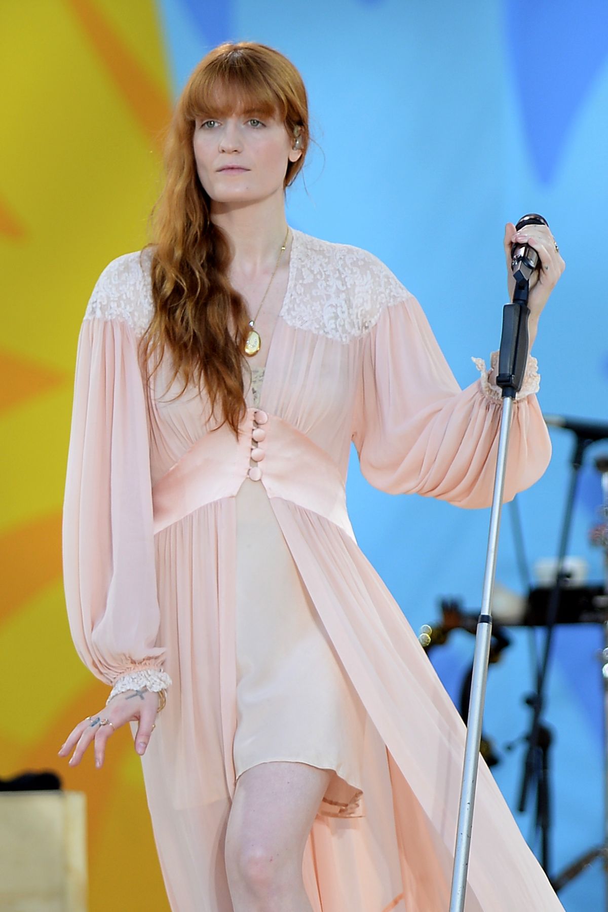 Florence Welch Performs At God Morning America Concert Series In Central Park In New York 06 29