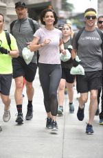 KATIE HOLMES at Johns Westin Hotels & Resorts to Run in New York 06/06/2018