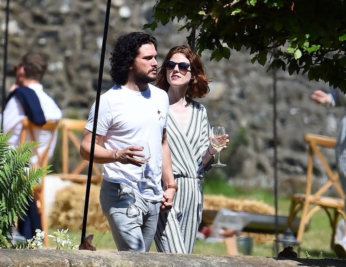 ROSE LESLIE and Kit Harington Out in Aberdeen 06/24/2018 – HawtCelebs