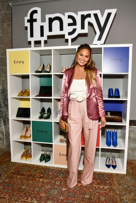 CHRISSY TEIGEN at Finery App Launch Party in Culver City 07/11/2018