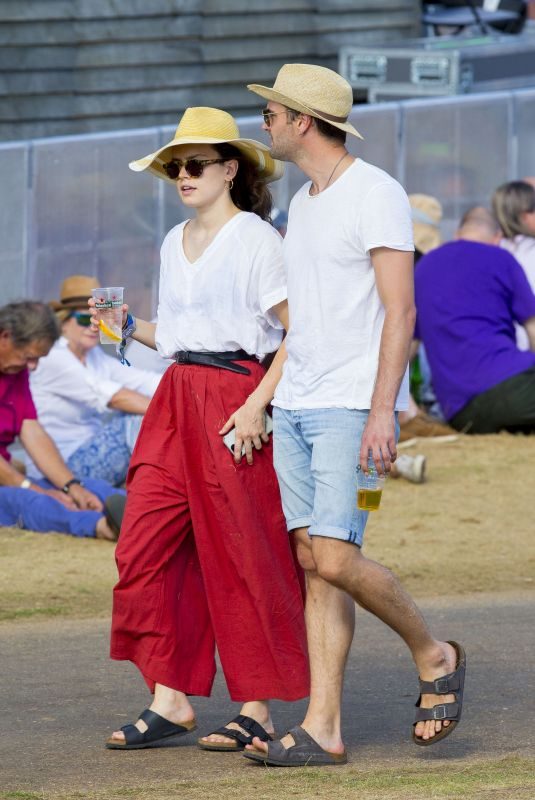 DAISY RIDLEY and Tom Bateman at British Summertime Festival in London 07/19/2018