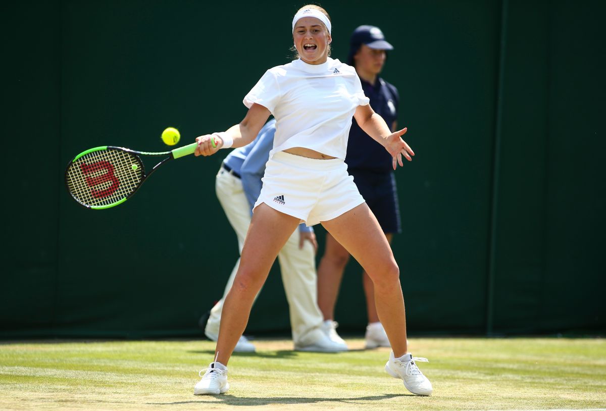 JELENA OSTAPENKO at Wimbledon Tennis Championships in London 07/07/2018 ...