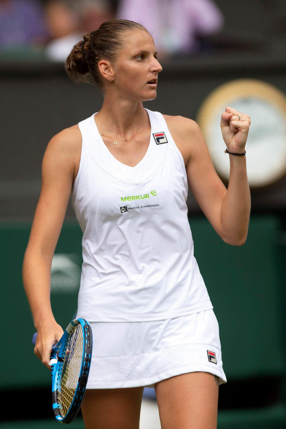 KAROLINA PLISKOVA at Wimbledon Tennis Championships in ...