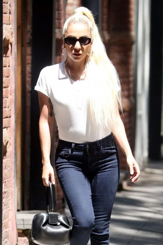 LADY GAGA Out and About in New York 07/13/2018