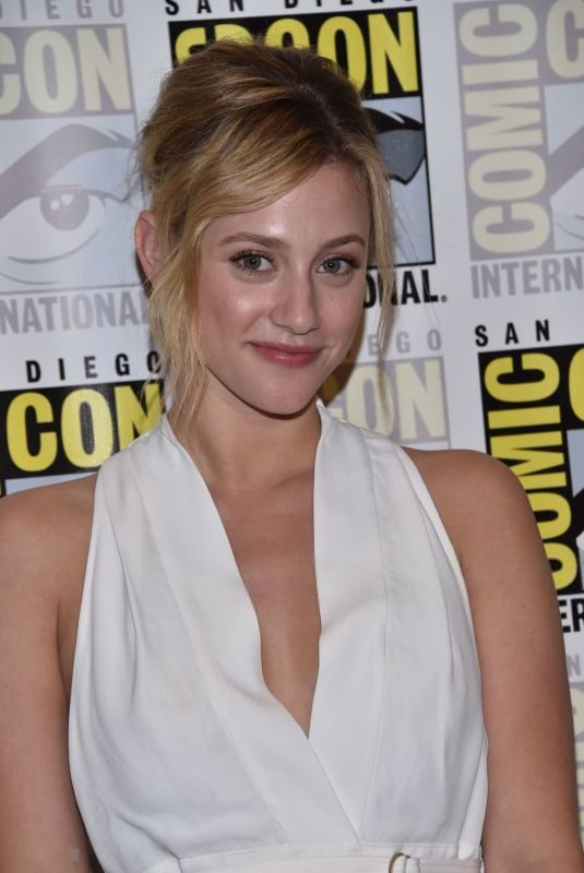 LILI REINHART at Riverdale Press Line at Comic-con in San Diego 07/21/2018