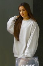 ARIANA GRANDE Out to Promote Her Sweetener Album in New York 08/17/2018