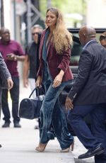 BLAKE LIVELY Leaves Her Hotel in New York 08/17/2018