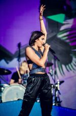 DUA LIPA Performs at a Festival in Belgium 08/16/2018